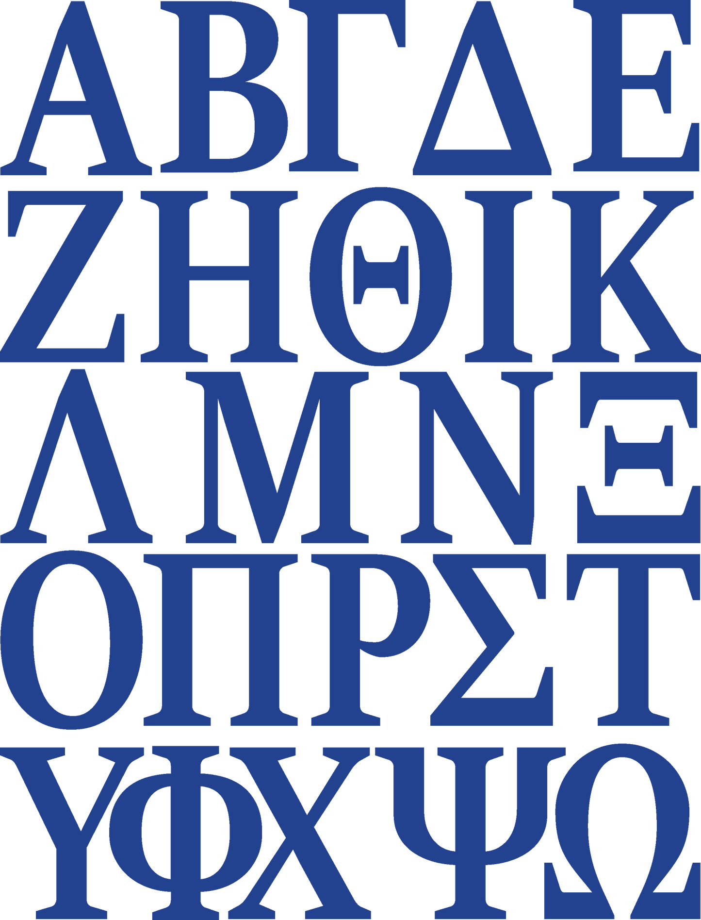 Greek Alphabet