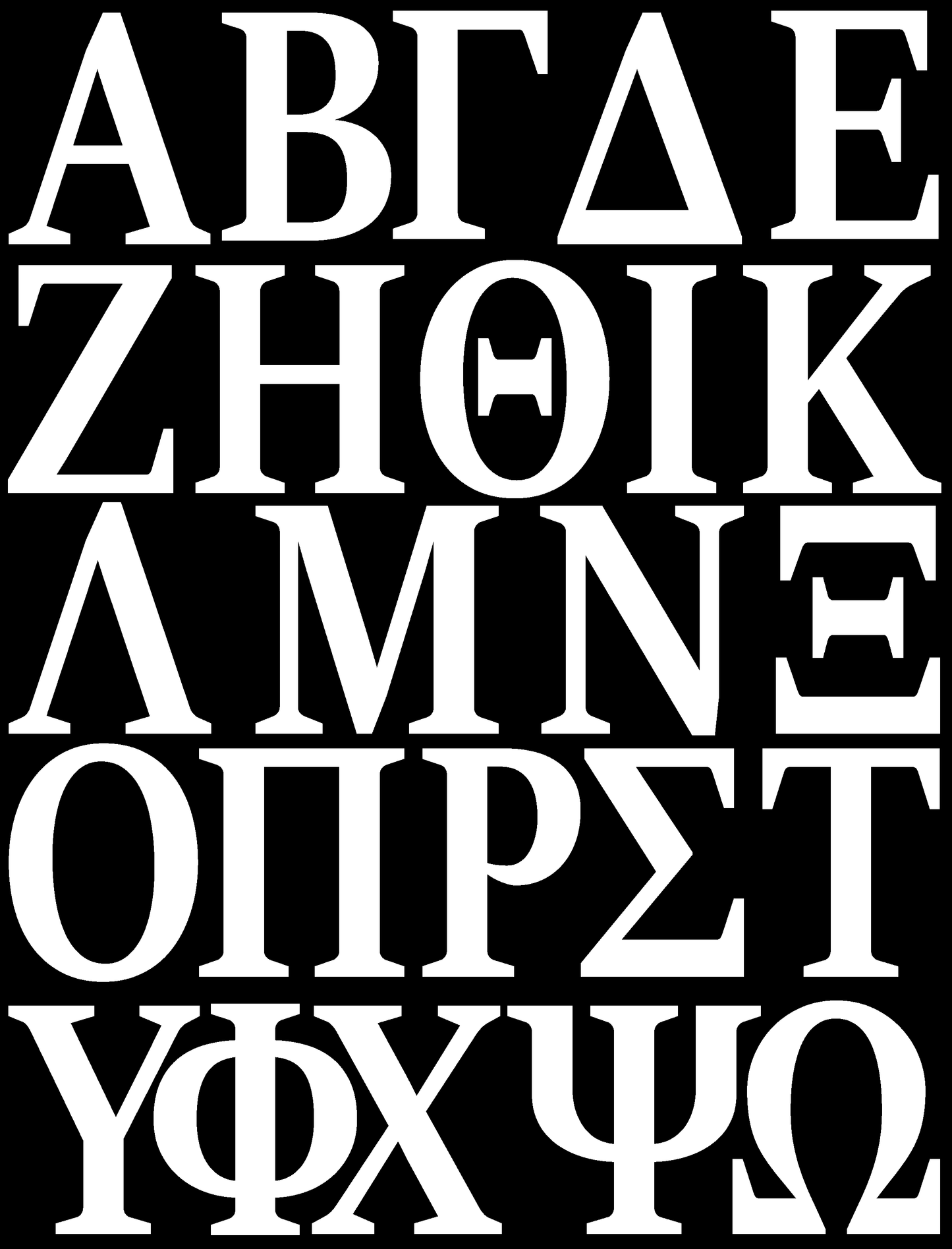 Greek Alphabet