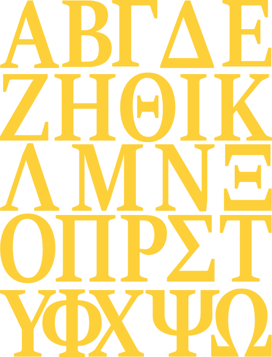 Greek Alphabet